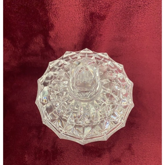 Vintage Wallace 9123 Silver Plate and Crystal Lidded Pedestal Candy Dish USA - Picture 3 of 16